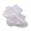 4 Paar Babysocken mit Spitzenstickerei 0-18 Monate alte Babysocken Weiche und hautfreundliche Baumwollsocken