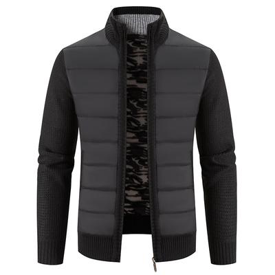 Cardigan lavorato a maglia da uomo autunno e inverno nuovo con cashmere spesso versione coreana del cappotto cardigan maglione largo di tendenza