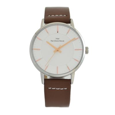 Clock Casual Simple Analog Waterproof Watch Stylish White [The House] MCA5002-WH1B Men's