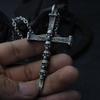 Vintage Punk Totenkopf Halskette für Männer Frauen 316L Edelstahl Halsketten Herrenkette Mode Männlicher Kuss Schmuck OSDZ201