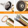 Manual Lubricator Large Capacity High Pressure Pumping Tool With Flexible Hose Heavy Duty Manual Lubricator For Auto