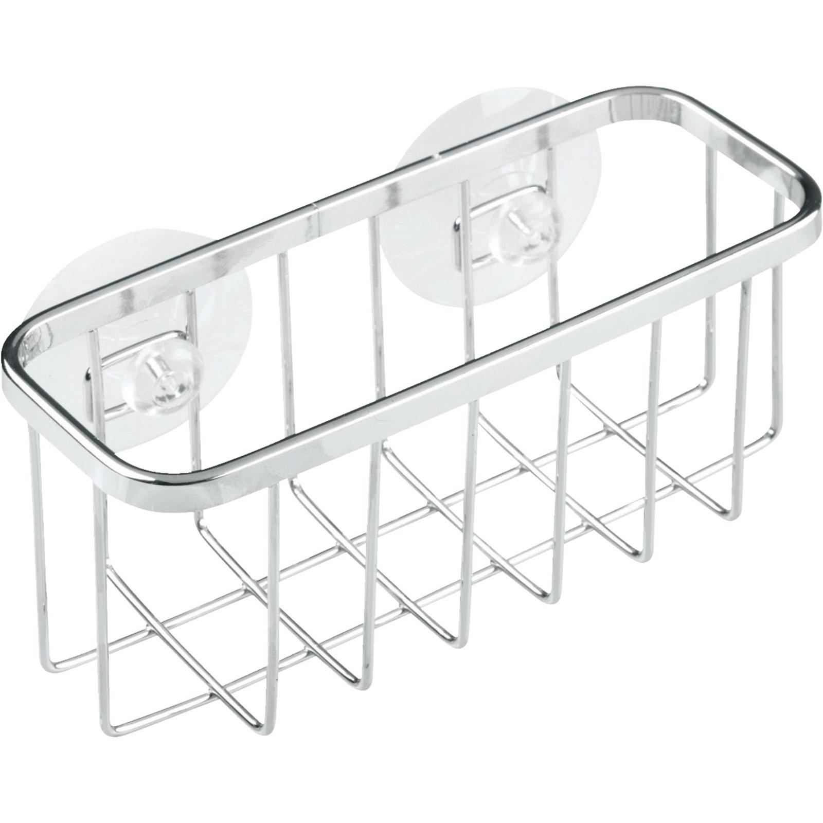 

Stainless Steel Sponge Rack Kitchen Suction Cup Rack Creative Metal Rack One Size