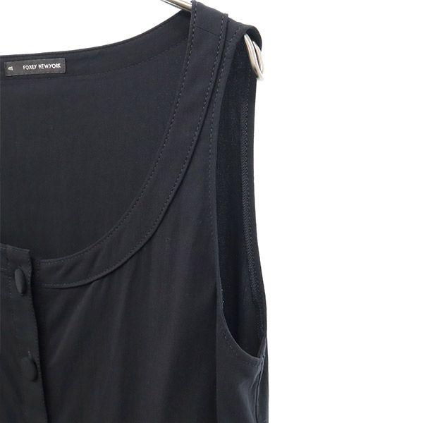 FOXEY NEW YORK No sleeve one piece 42 black Women Used