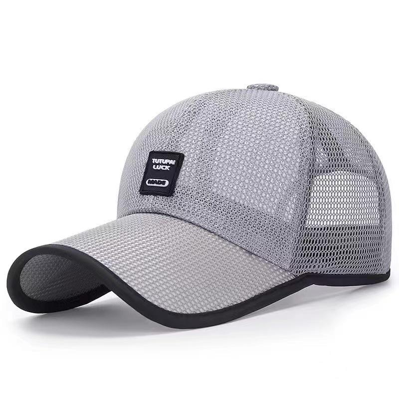 Men's Breathable Mesh Sun Protection Baseball Cap - Casual Summer Fashion