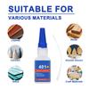 Highly Strength Glues, Instant Adhesive Super Glues, Waterproof Welding Glues For Repair Plastic, Leather, Wood, Glass