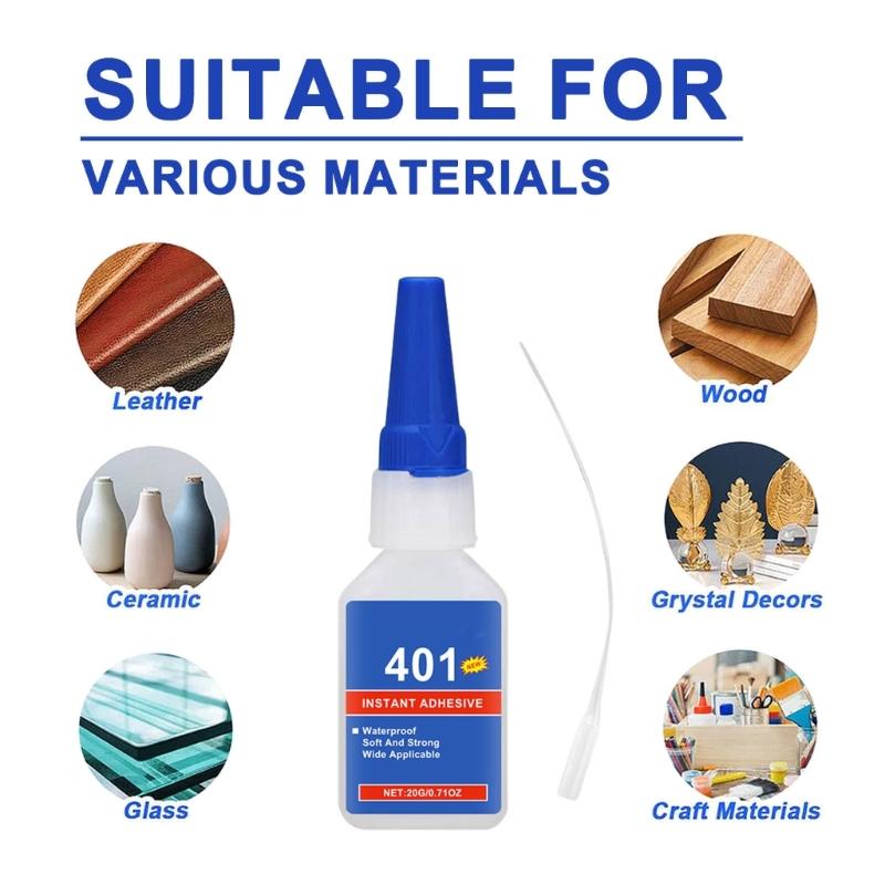 Highly Strength Glues, Instant Adhesive Super Glues, Waterproof Welding Glues For Repair Plastic, Leather, Wood, Glass