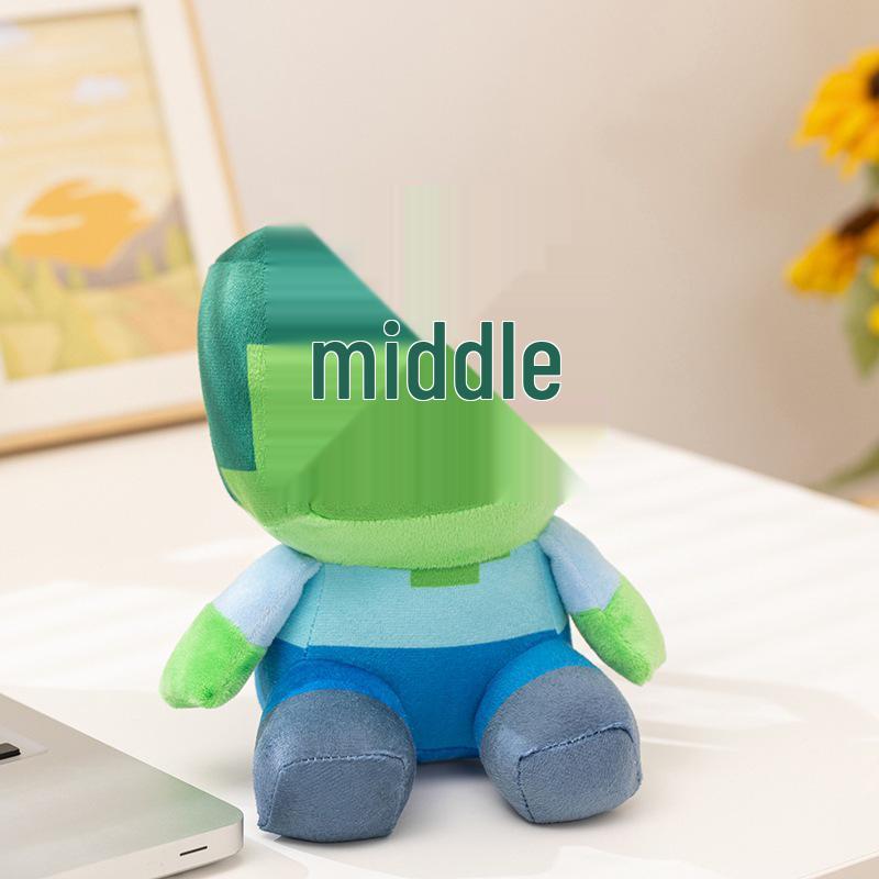 Плюшевая игрушка Пиксельный Мир Крипер - Плюшевый кулон Minecraft 19cm 0.16kg