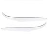 For LHD Toyota Highlander RAV4 2013-2018 ABS Chrome Side Rearview Mirror Strip Cover Door Wing Exterior Trim Adhesive Sticker