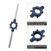 uxcell Round Die Stock Handle Wrench 30mm Adjustable Threading Die Wrench Handle Holder Bolt Thread Repair Bar Type Tool Metric Outer Diameter (1.18")