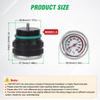 Motorcycle Fuel Tank Cap M30X1.5 With Oil Engine Temperature Gauge Meter Oil Filler Cap Motorbike For Kawasaki 650 KLR 1987-1998