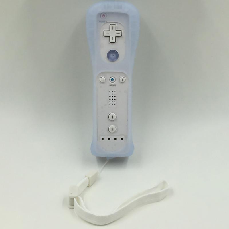 Wii/Wii U Joystick 2'si 1 Arada Kablosuz Uzaktan Kumanda Gamepad Kontrol Seti İsteğe Bağlı Motion Plus Silikon Kılıflı Video Oyunu