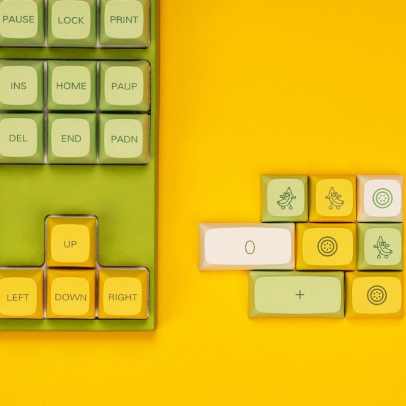 135 Keys/Set Fruit Keycaps For MX  Mechanical Keyboard PBT Dye Subbed Keycap DA Profile 85% High Content PBT