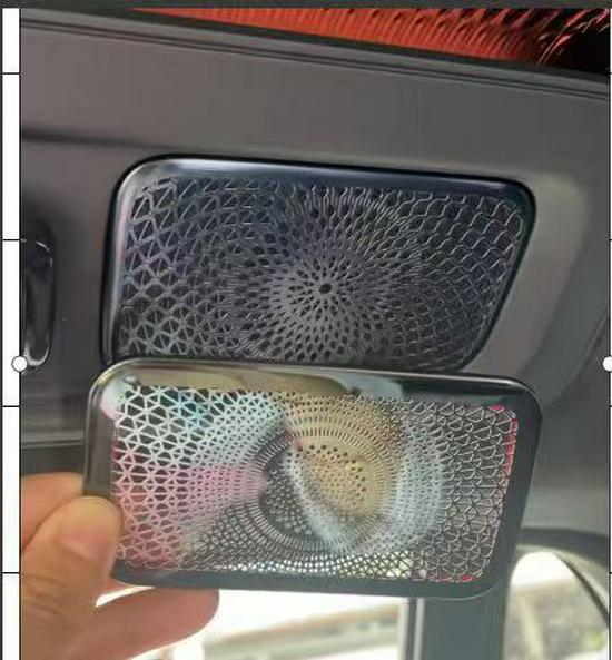 Jike 9X Stainless Steel Under-Seat Air Vent Dust Cover - Interior Modification Accessory