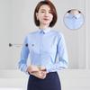 Tiluoman 60% Cotton Small Point Collar Long Sleeve Work Shirt