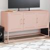 VidaXL TV Cabinet Pink 100.5x39x60.5 Cm Steel, TV Stand, TV Buffet, Media Unit, TV Bench, Hi-fi Cabinet, Center of 846477