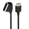 5.9ft SCART RGBs Cable For 1 2 3 Systems Enhanceds Sound Video Quality TV Gaming Accessory