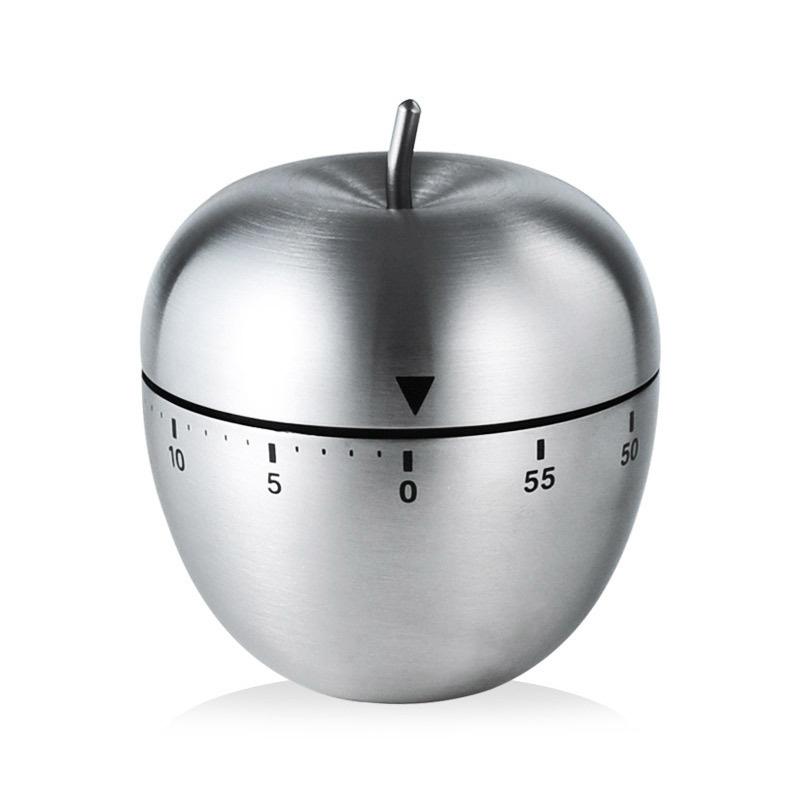 Creative Kitchen Mechanical Timer Egg-Shaped Timer 60 Minutes Student Timer Baking Cooking Reminder