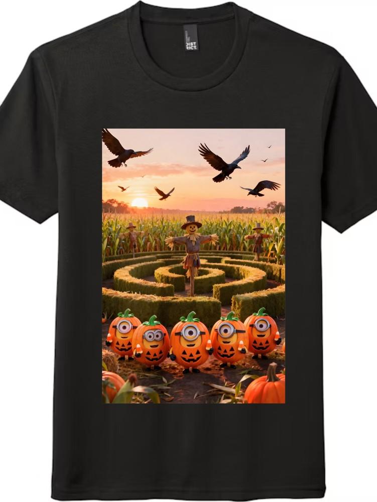 

Футболка на тему «Миньоны. Осенний урожай» M