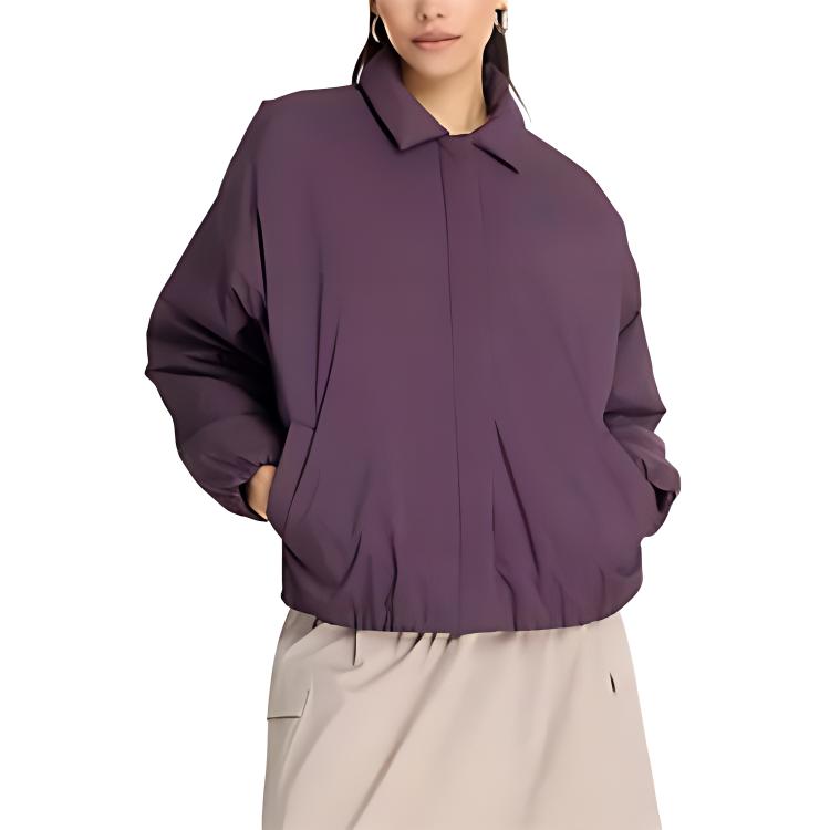New Balance Coaches Jackets & Coats Women s Plum Brown WJ43506PLN L