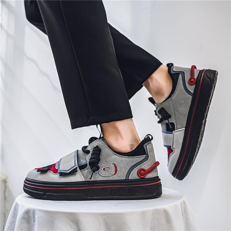 Hot Sale Fashion Low Sneakers for Men Comfort Breathable Flat Shoes Trainers Men Lace-up Casual Sneakers Men Zapatillas Hombre