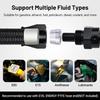 EVIL ENERGY 6AN PTFE Fuel Hose Line, AN6 Fuel Line E85 Nylon Braided 10FT Black 5/16 Inch ID