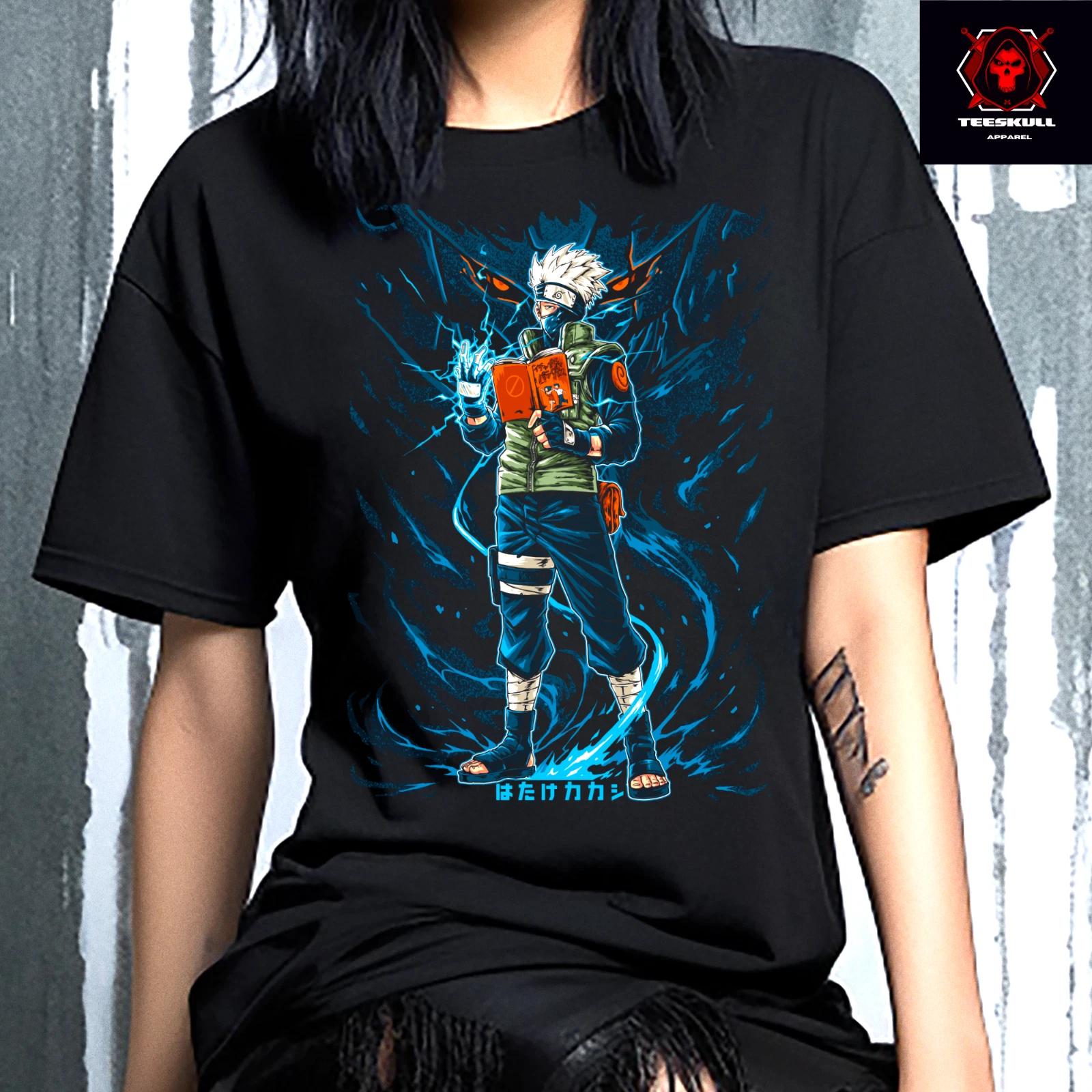 Naruto Kakashi Hatake Anime Manga Character Unisex Premium Cotton T-Shirt S