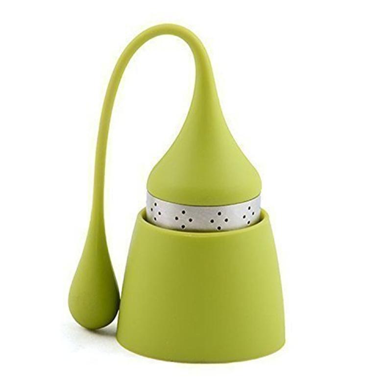 

Tea Infuser Hat With Drip Tray Silicone Loose Leaf Tea Steeper With Stainless Steel Tea Strainer Tea Accessories Christmas Gift