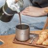 Boundless Voyage Titanium Coffee Ti3052D Mug, Double-Walled, 220ml, Tumbler, Cup, Lightweight, Double-Walled, Heat-Resistant, Outdoor/Camping