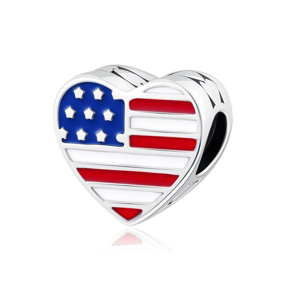 New S925 Silver Flag Balance Tower Charm Pendant for Bracelets Necklaces DIY Women Fine Jewelry Accessories
