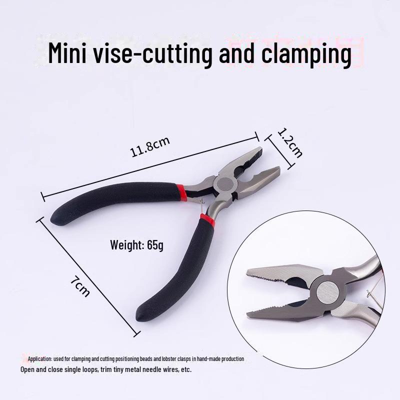 DIY Jewelry Needle-Nose Pliers: Handmade Accessory Tool for Bracelets, Necklaces, and Pearl Stringing.