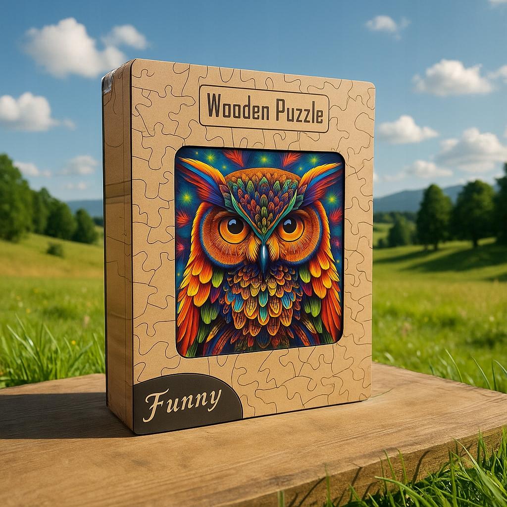 Wooden Educational Puzzle A3 Night Owl Children And Adults 240 Pcs Large