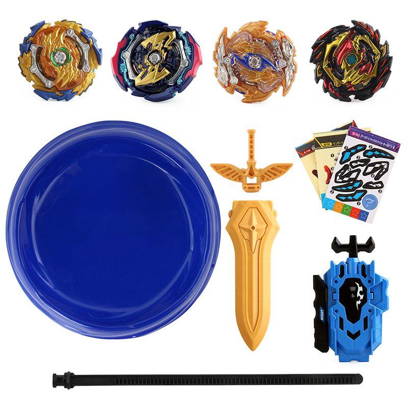 Thrilling New Burst Beyblade Set With Grip Wired Ruler Launcher For Kids