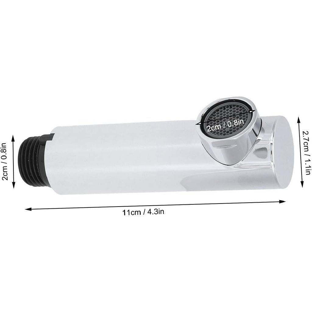 Substituição da Cabeça da Torneira da Cozinha, Peças Simples Angulares para Torneira de Pia de Cozinha, Cabeça Pulverizadora de Torneira Retrátil Bico, Conexões de Torneira Jato Spray para