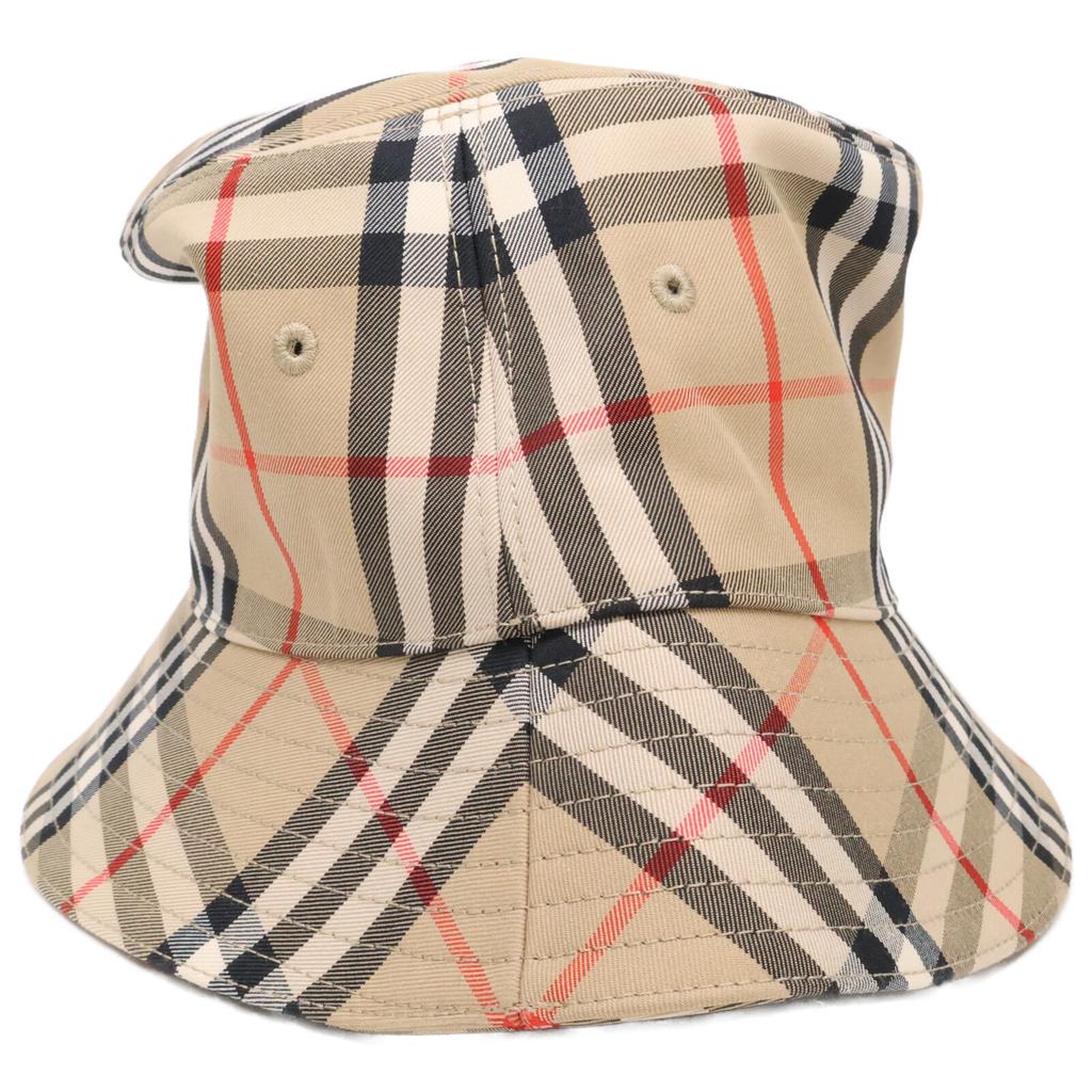 Burberry [Excellent Condition/Domestic Authentic] 8026927 Vintage Check Panel Bucket Hat Hat M Archive beigeUsed