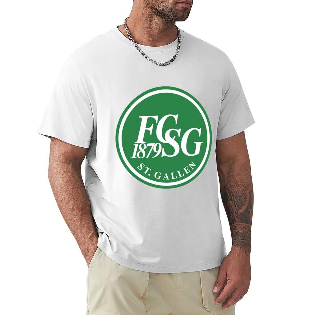 Fussballclub St Gallen 1879 TShirt Vintage Print Crew Neck Tee