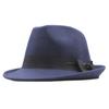 Imitation Wool Felt Top Hat Men's Jazz Hat Shanghai Beach Gentleman Woolen Autumn and Winter Retro British Hat