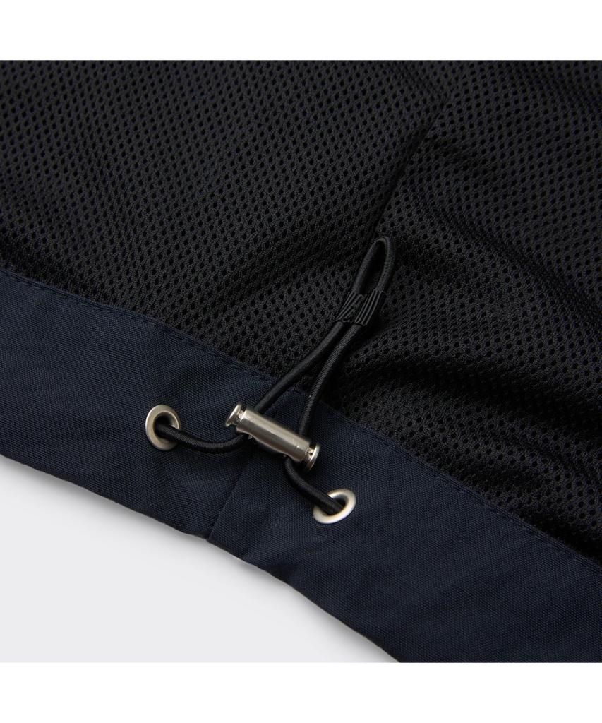 Customellow Navy Hooded Jacket C9Uam26114Nyx
