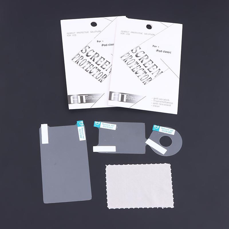 Wholesale Clear Protector Film For IPod Classic 6th 7th 80GB 120GB 160GB Protective Film(Screen + Turntable + Back Cover Film)