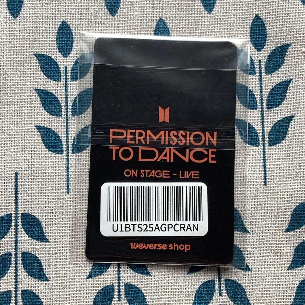 [USED] BTS Jungkook STAGE-SEOUL GLOBAL P.T.D Trading Card