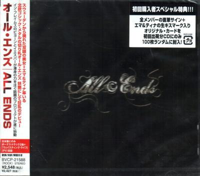 CD ALL ENDS - All Ends BVCP21588 BMG 2008 Japan ObiRock Used