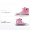 All Star Fashion Casual High Top Canvas Shoes Kids Sneakers Pink Red A10714C