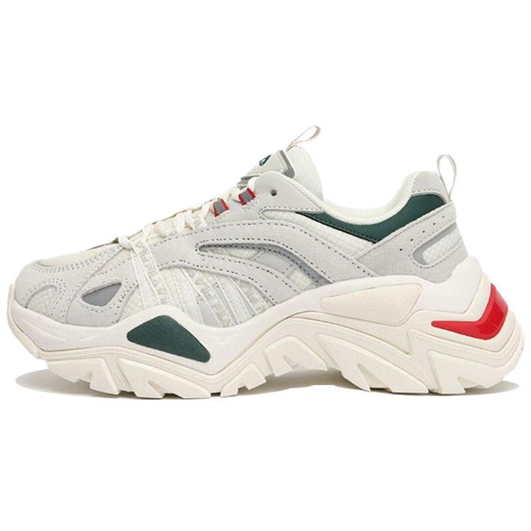 Fila Sofia Fabric Synthetic Leather Two-Layer Suede Comfortable Versatile Low-Top Dad Shoes Unisex sneaker Gray Red Green 1JM00790_926