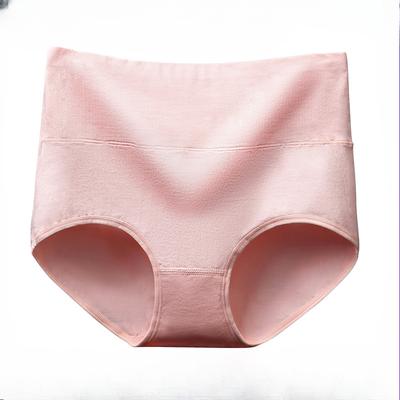 Plus Size Briefs Pure Cotton Women's Underwear with Abdominal Compression Hip Lifting High Waist Panties
