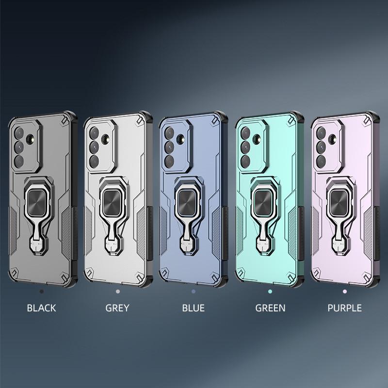 For Samsung Galaxy A16 5G Case Magnetic Holder Ring Armor Shockproof Cases for Galaxy A16 A 16 GalaxyA16 Lens Protect Cover