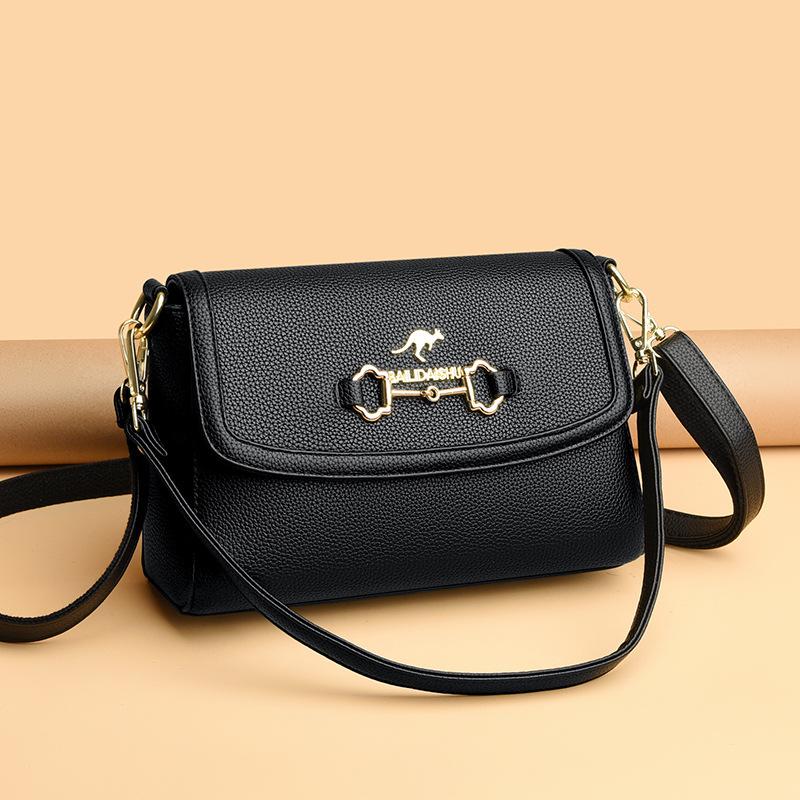 New Women's Personalized One Shoulder Slanted Straddle Women's Bag Tote Bag Fashionable Korean Style Simple and Atmospheric Small Bag