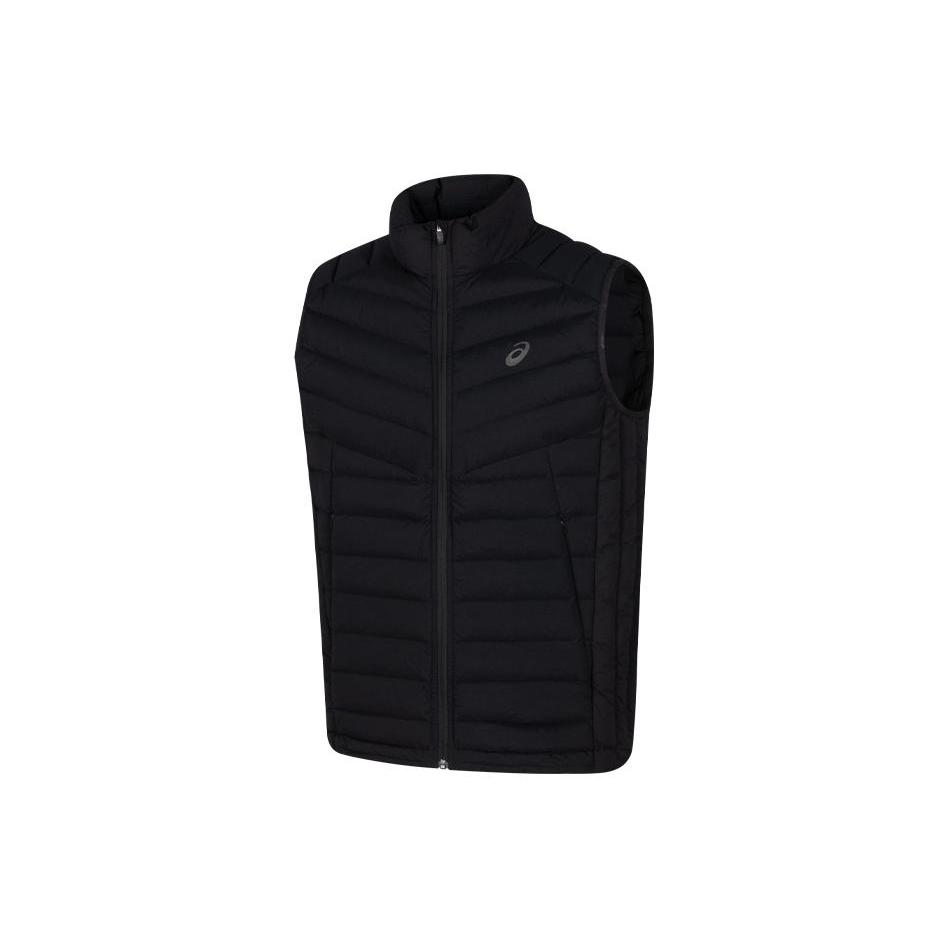 

New ASICS Dry Training Slim Down Vest Men s Black 2031E441-001 M