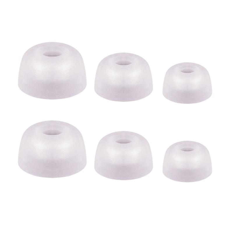 

3Pairs Silicone Eartips Ear Tips for Wireles Earbuds Sports Earphones Case Replacement Ear Inserts 1 дым/серый