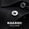 [Simple Business and Leisure Style] Seven Wolves Men's Wear Mulberry Silk Short Sleeve Polo