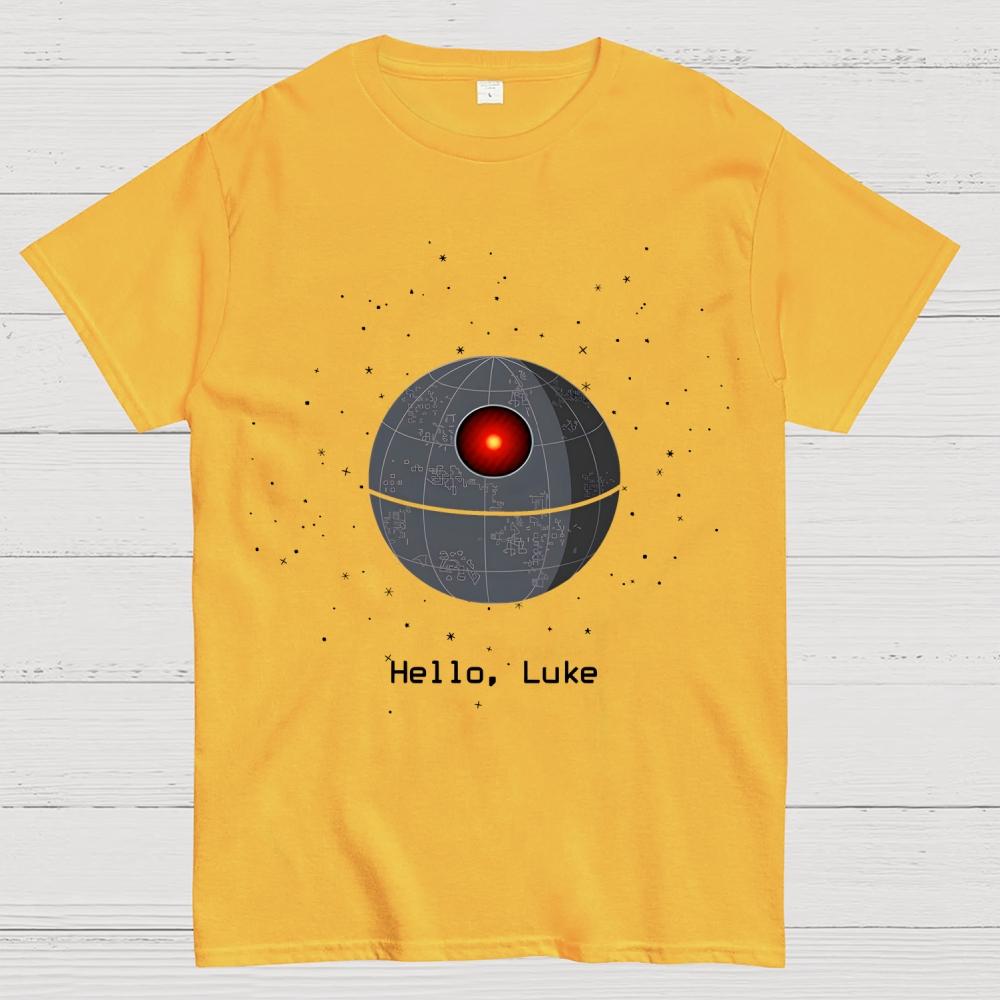 Hello Luke Unisex 100% Cotton Summer Casual Cool Loose T-Shirt