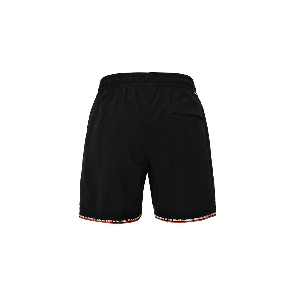 Nike F.C. Tribuna Casual Breathable Woven Spliced Embroidered Logo Soccer Shorts Men Shorts Black DH9679-010